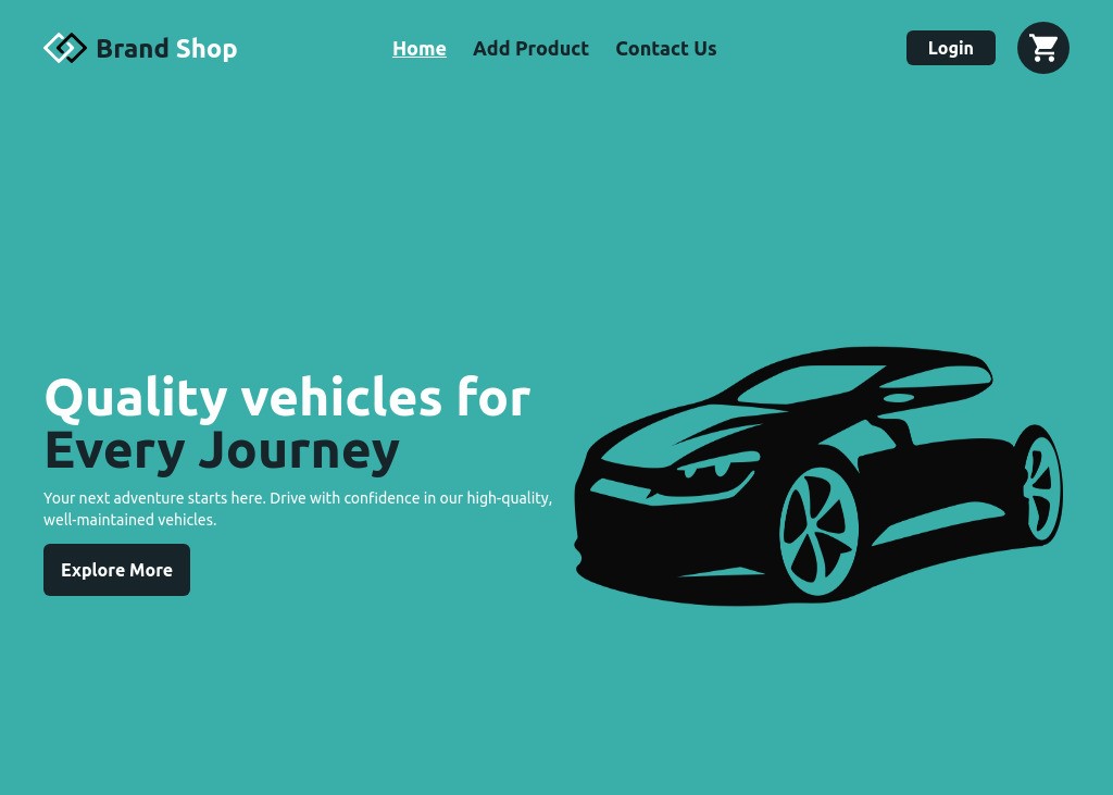Brand Shop project preview